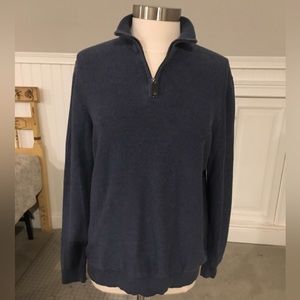 Wilkens Bros.  Heritage Collection quarter-zip cotton pullover sweater.